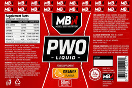 MBN PWO Liquid – 60 ml Shots