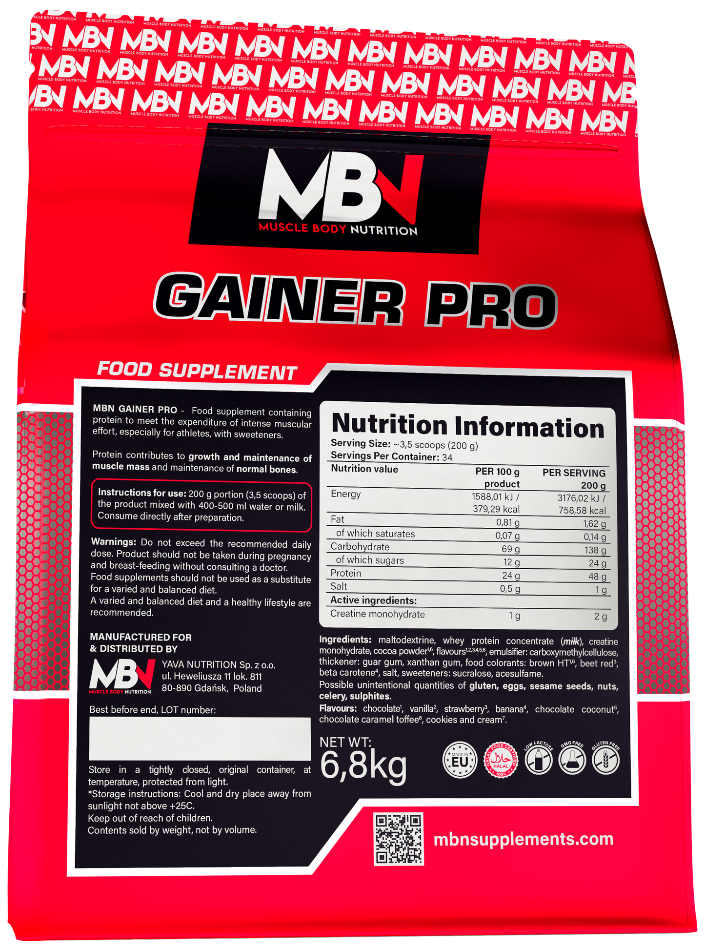 GAINER-PRO 6,8kg