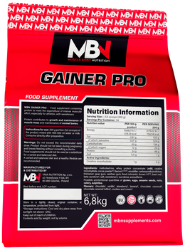 MBN Gainer Pro – 6.8 kg