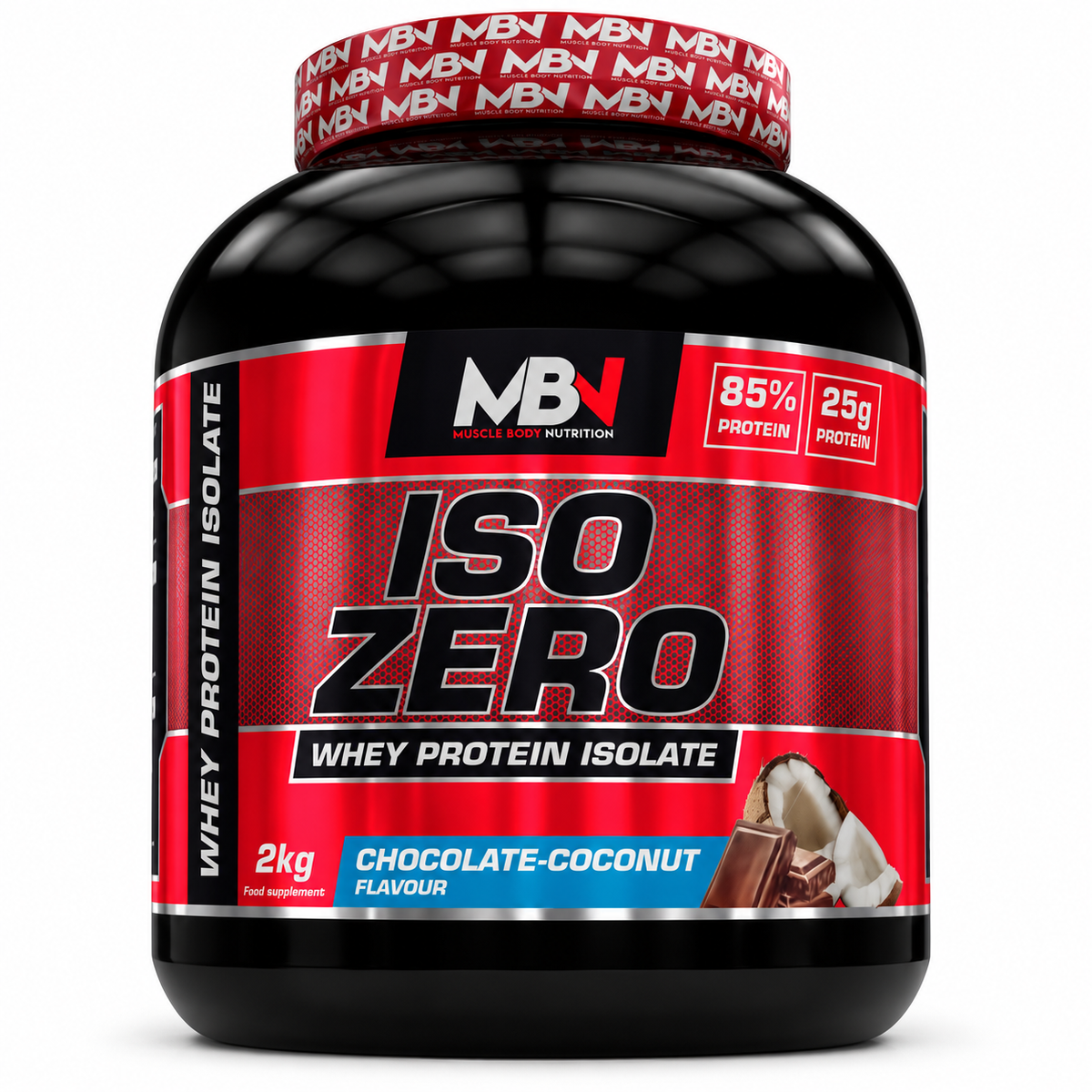 MBN ISO ZERO 2kg Chocolate-Coconut whey protein isolate