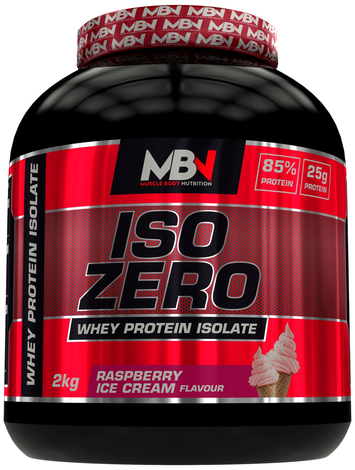 MBN ISO-ZERO 2kg Raspberry Ice Cream