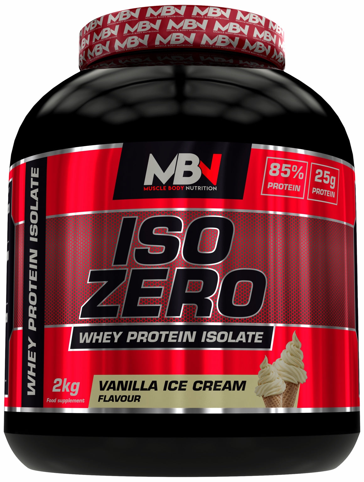 MBN ISO-ZERO 2kg Vanilla Ice Cream
