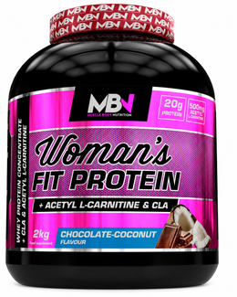 MBN Woman's Fit Protein Chocolate Coconut 2kg